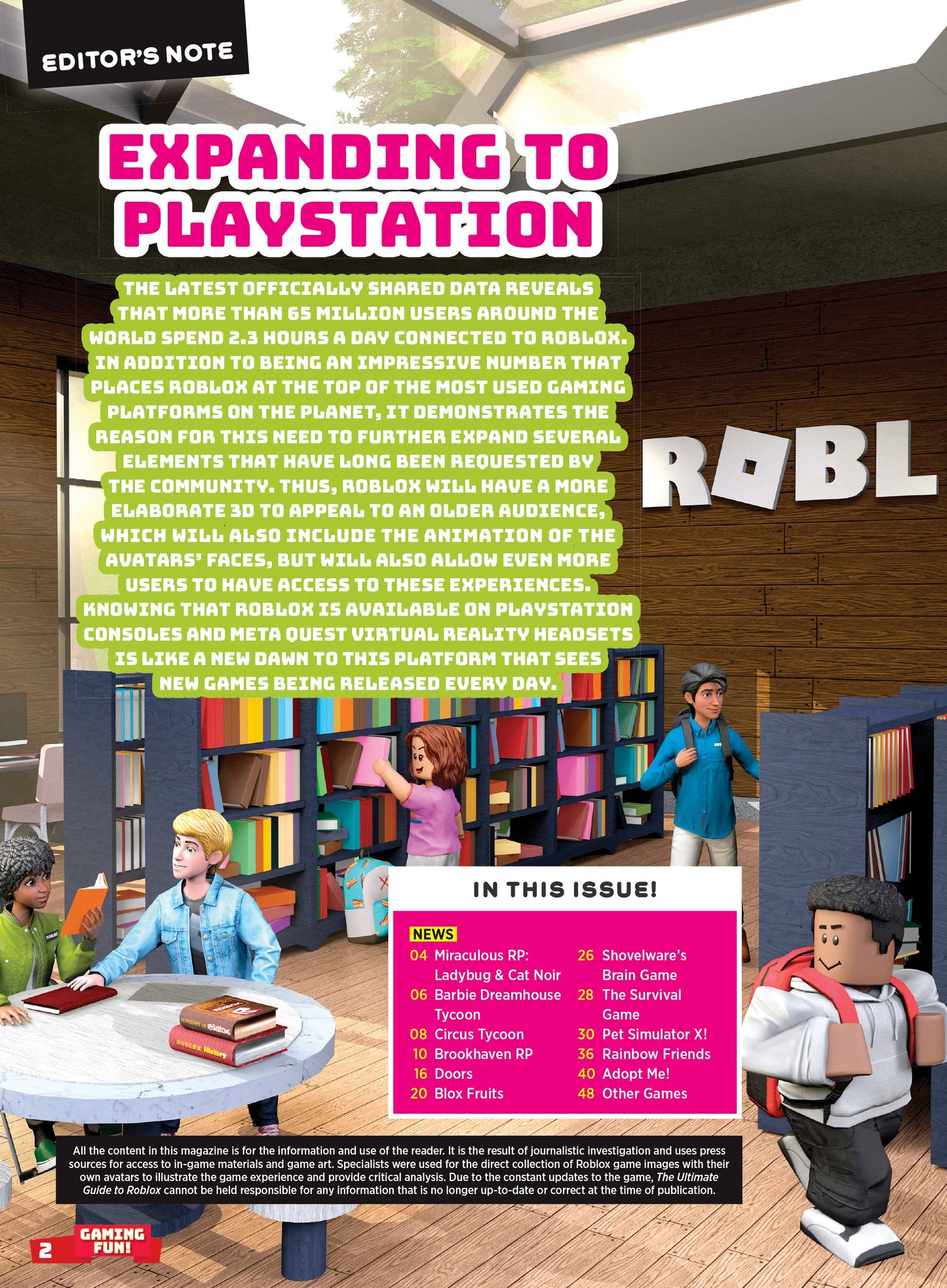 Roblox - Ultimate Guide: 50+ Pages Of Tips, Tricks & Secrets, Expert Hints, Posters, News, Playstation, Meta Quest, Virtual Reality Gaming, Barbie Dreamhouse Tycoon, Miraculous RP: Ladybug & Cat Noir! Magazine Shop US