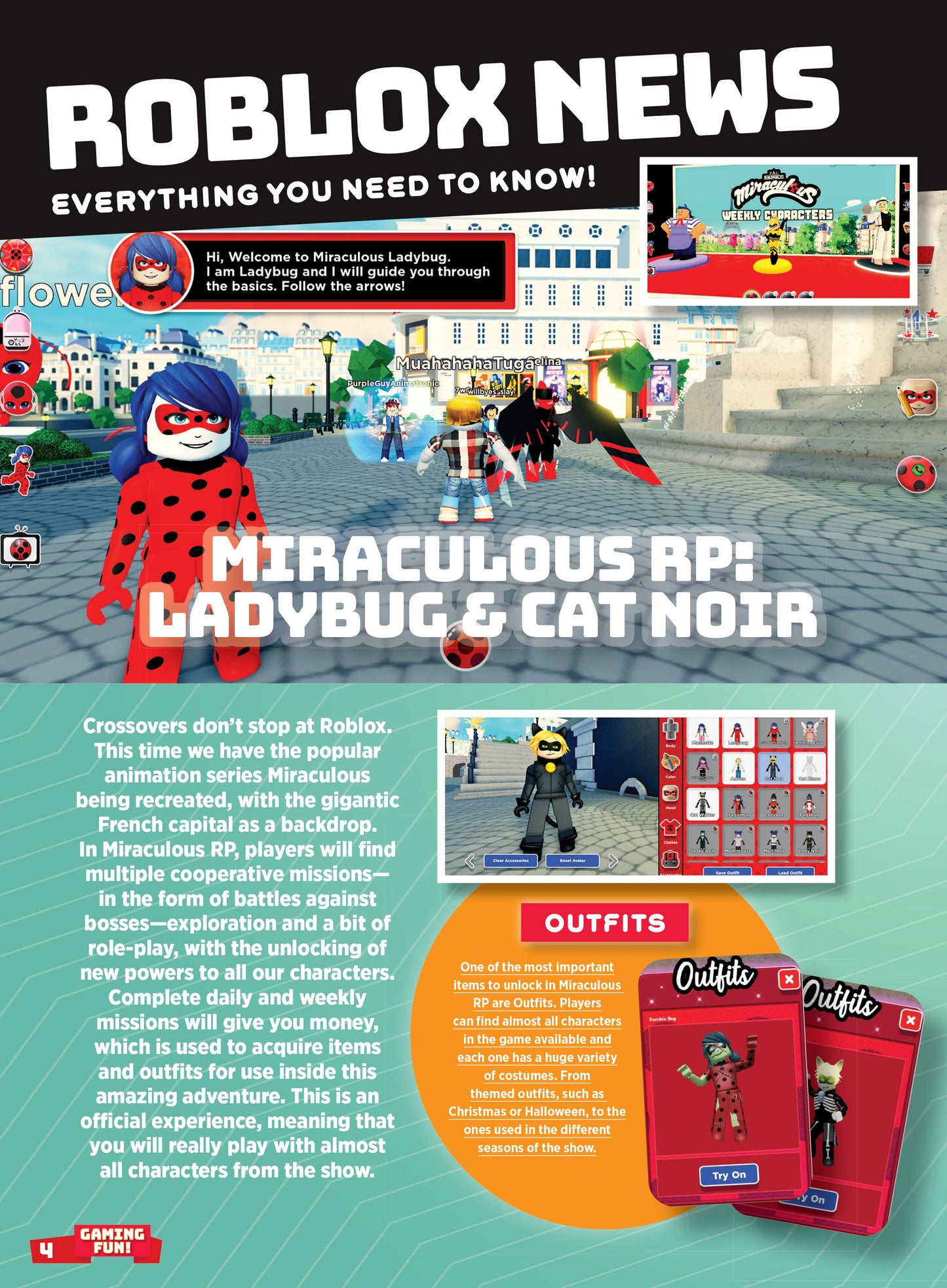 Roblox - Ultimate Guide: 50+ Pages Of Tips, Tricks & Secrets, Expert Hints, Posters, News, Playstation, Meta Quest, Virtual Reality Gaming, Barbie Dreamhouse Tycoon, Miraculous RP: Ladybug & Cat Noir! Magazine Shop US