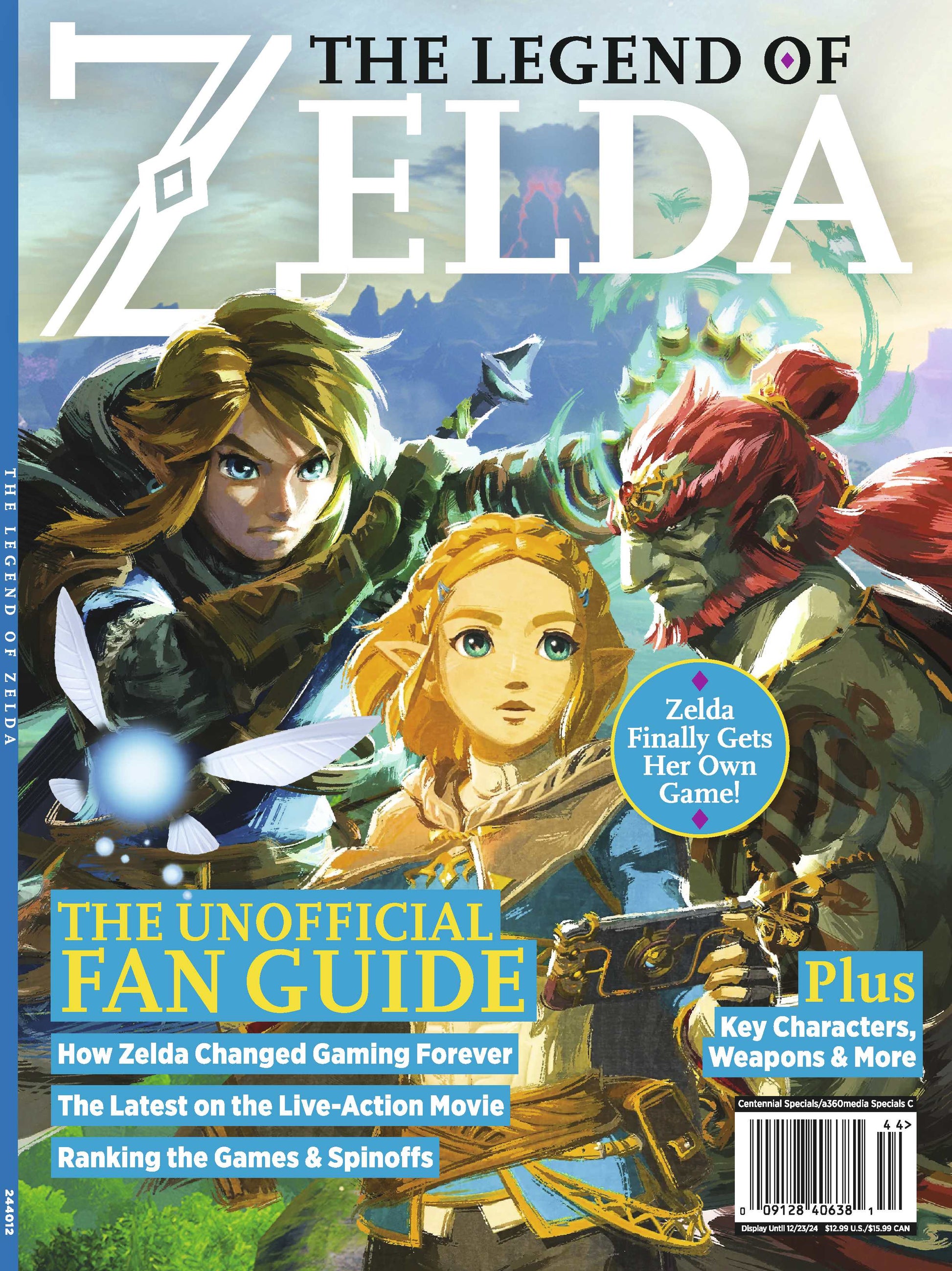 Legend Of Zelda - How It Changed Gaming Forever, Latest On Live-Action Movie, Ranking Games & Spinoffs, Key Characters, Link, Ganondorf, Weapons, Explore Hyrule, Her Own Game Echoes Of Wisdom & More! Magazine Shop US