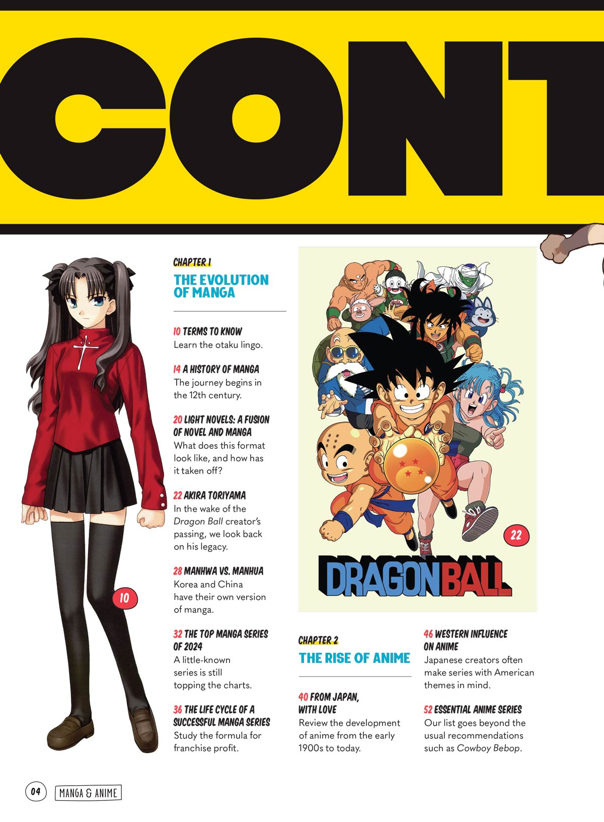 Manga & Anime - The Ultimate Guide: All The Comic Books, TV Shows, Movies, Video Games, Iconic Franchises, Favorite Characters, 40th Tribute Dragon Ball Anniversary, Remembering Akira Toriyama & More! Magazine Shop US