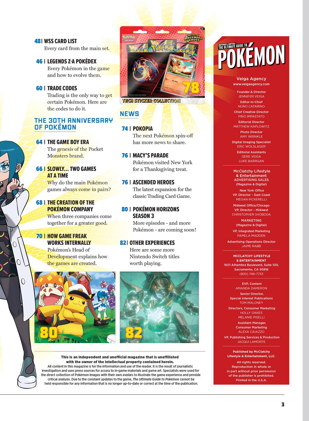 Pokémon - The Ultimate Guide: Anniversary Edition, Celebrating 30 Years Of Fun Games, Anime, TCG & Legendary Evolutions, Look Back On All The Games, What's Next, TCG Expansion, Free Posters & More! Magazine Shop US