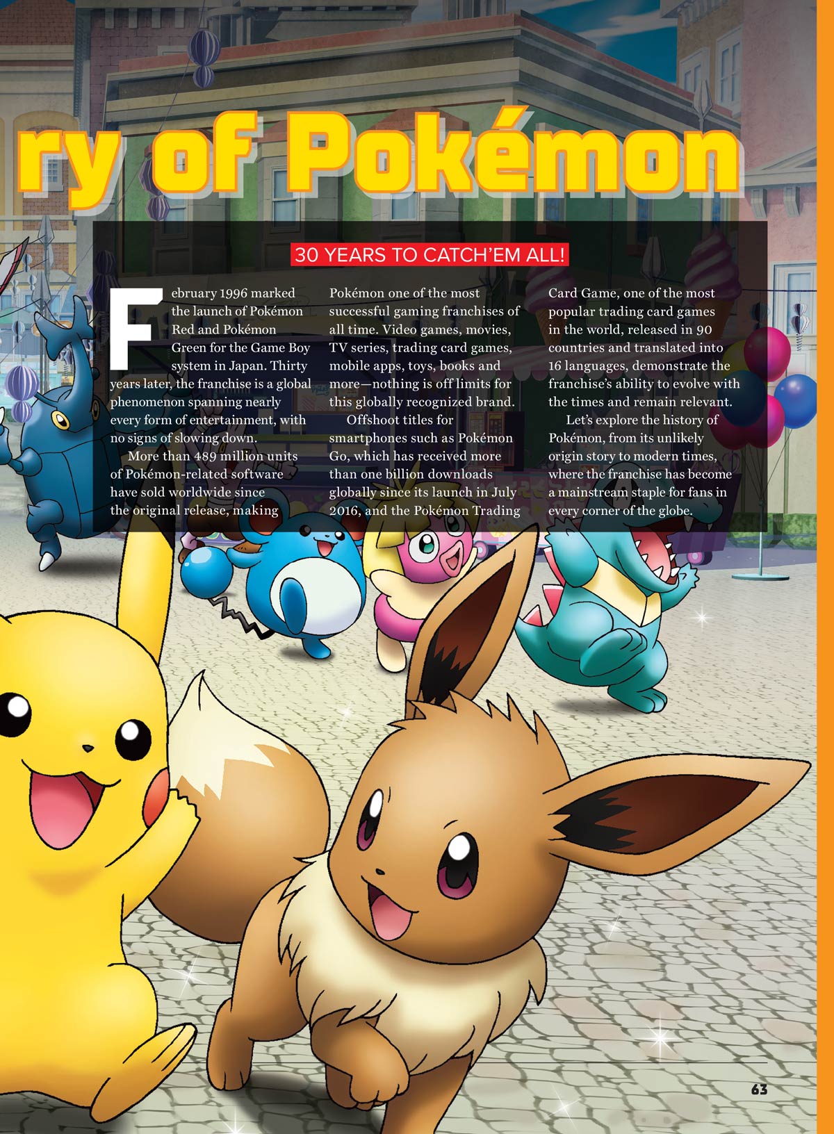 Pokémon - The Ultimate Guide: Anniversary Edition, Celebrating 30 Years Of Fun Games, Anime, TCG & Legendary Evolutions, Look Back On All The Games, What's Next, TCG Expansion, Free Posters & More! Magazine Shop US