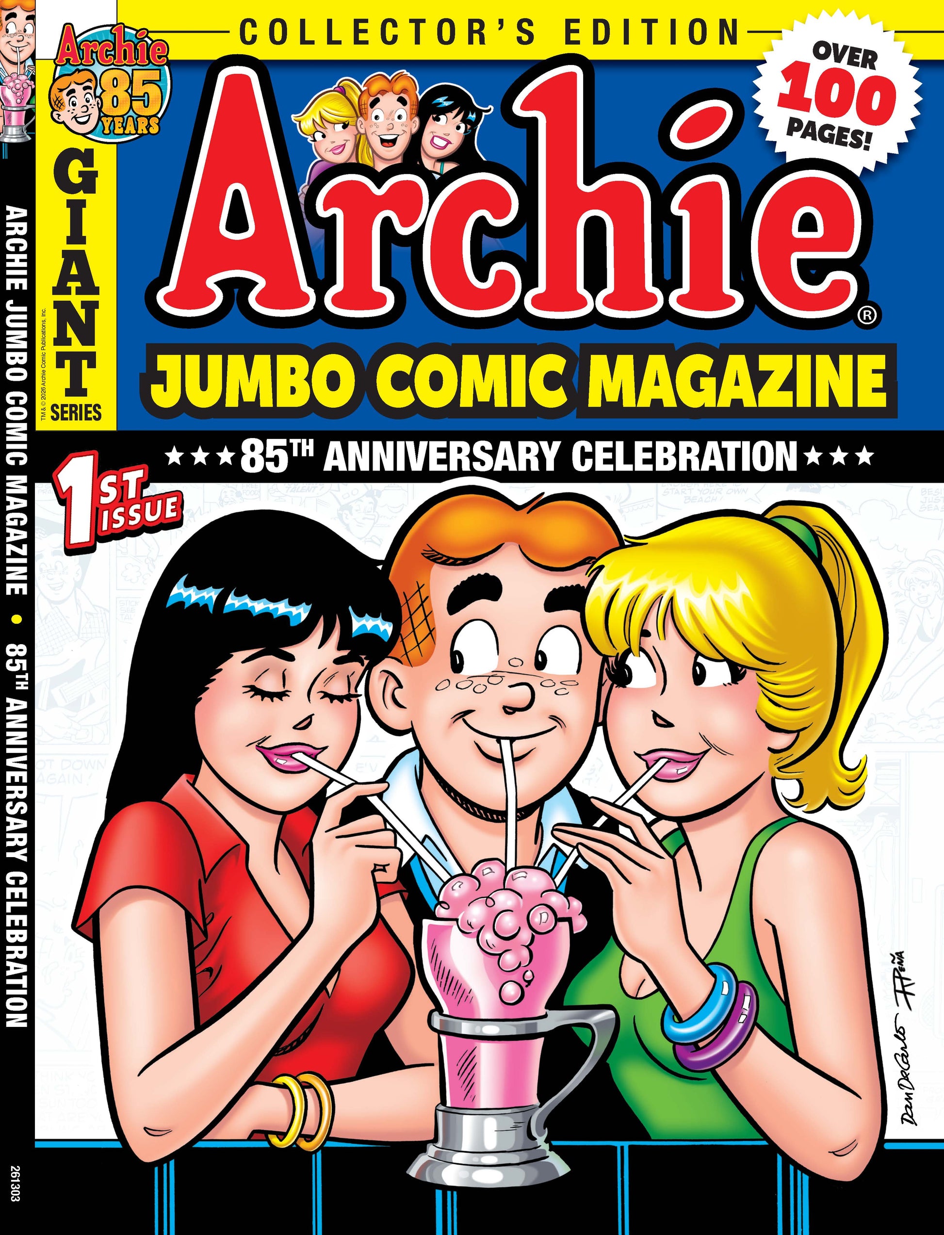 Archie - 26.03.20: World of Archie Jumbo Comics, Collector's Edition, 85th Anniversary Celebration, 100+ Pages, The Archie Library, Archie & Friends, Jughead, Betty, Veronica & More! Magazine Shop US