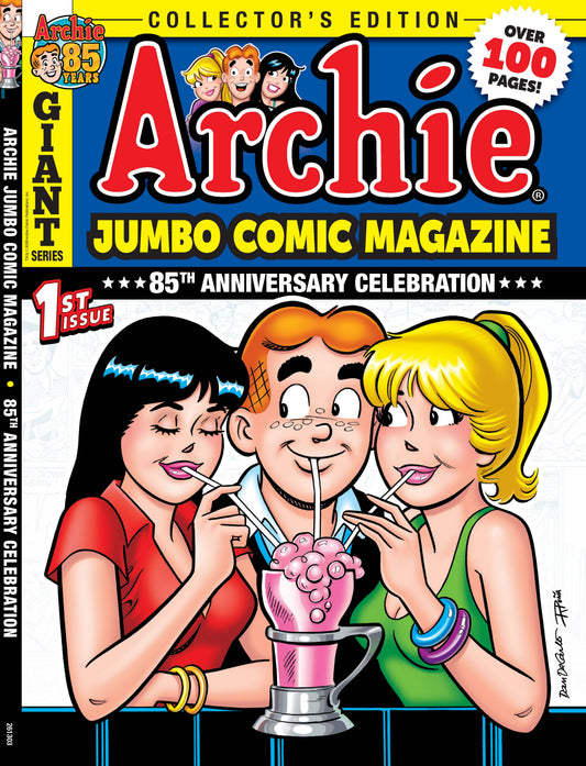 Archie - 26.03.20: World of Archie Jumbo Comics, Collector's Edition, 85th Anniversary Celebration, 100+ Pages, The Archie Library, Archie & Friends, Jughead, Betty, Veronica & More! Magazine Shop US