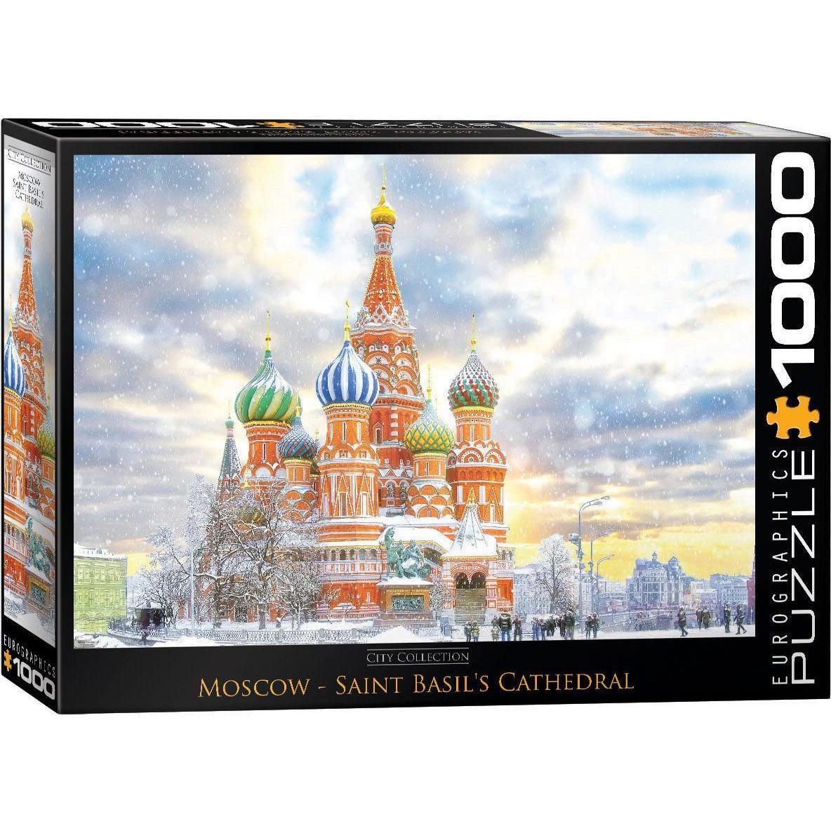 Saint Basil's Cathedral Moscow Russia 1000 Piece Jigsaw Puzzle Eurographics Puzzle Merchant