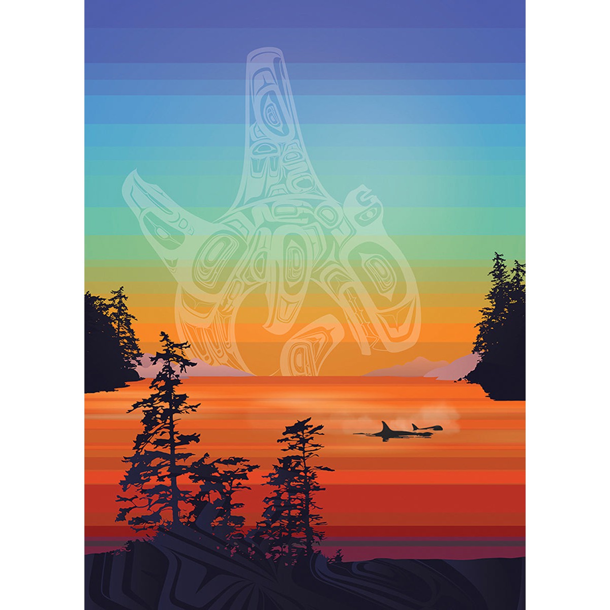 Salish Coast Colors 1000 Piece Jigsaw Puzzle Cobble Hill