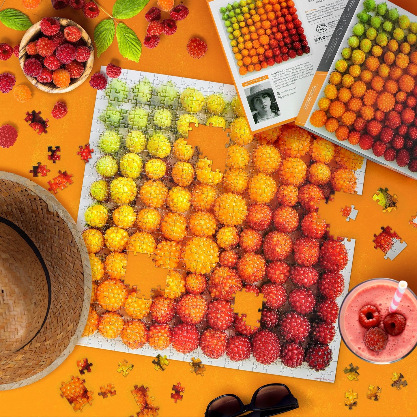 Salmonberries 500 Piece Jigsaw Puzzle Fred