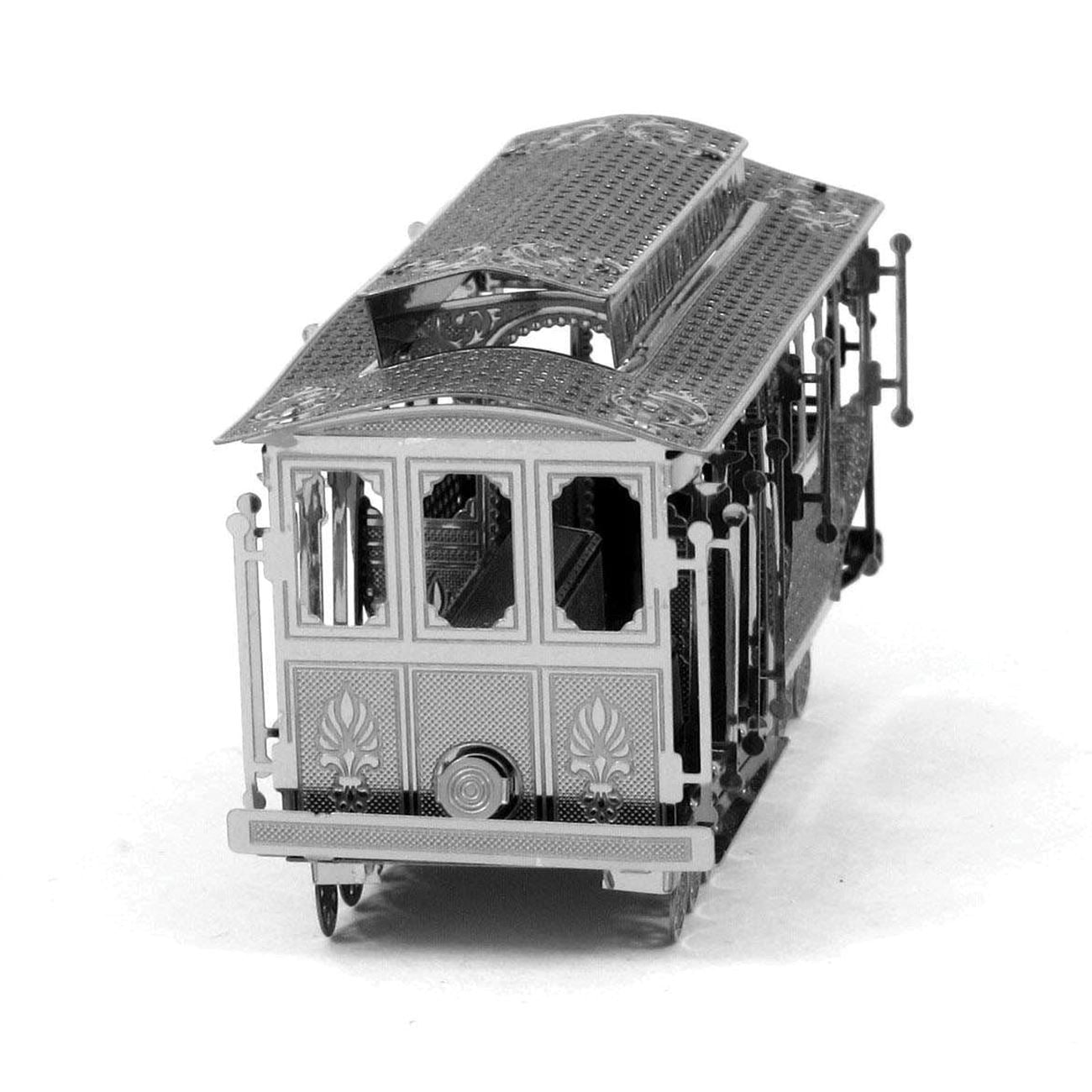 San Francisco Cable Car 3D Steel Model Kit Metal Earth