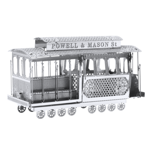 San Francisco Cable Car 3D Steel Model Kit Metal Earth