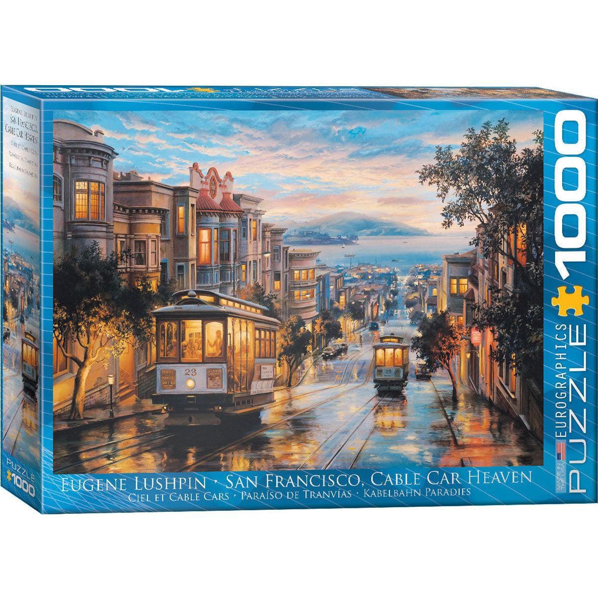 San Francisco Cable Car Heaven 1000 Piece Jigsaw Puzzle Eurographics Puzzle Merchant
