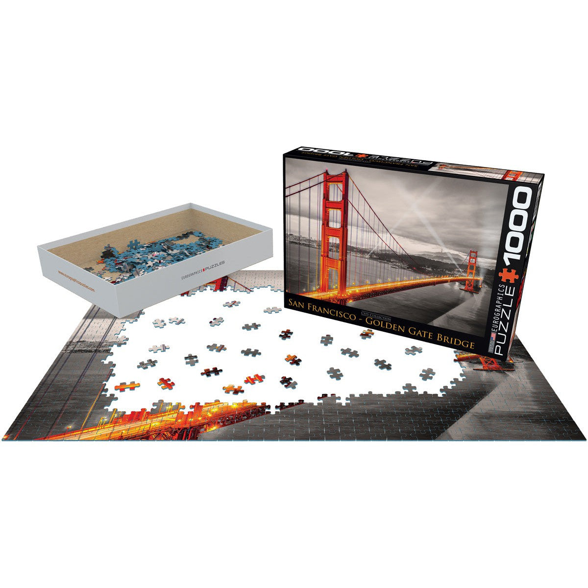 San Francisco Golden Gate Bridge 1000 Piece Jigsaw Puzzle Eurographics
