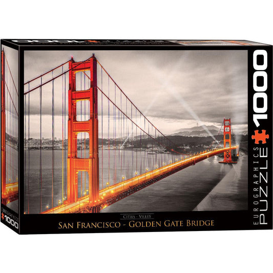 San Francisco Golden Gate Bridge 1000 Piece Jigsaw Puzzle Eurographics Puzzle Merchant