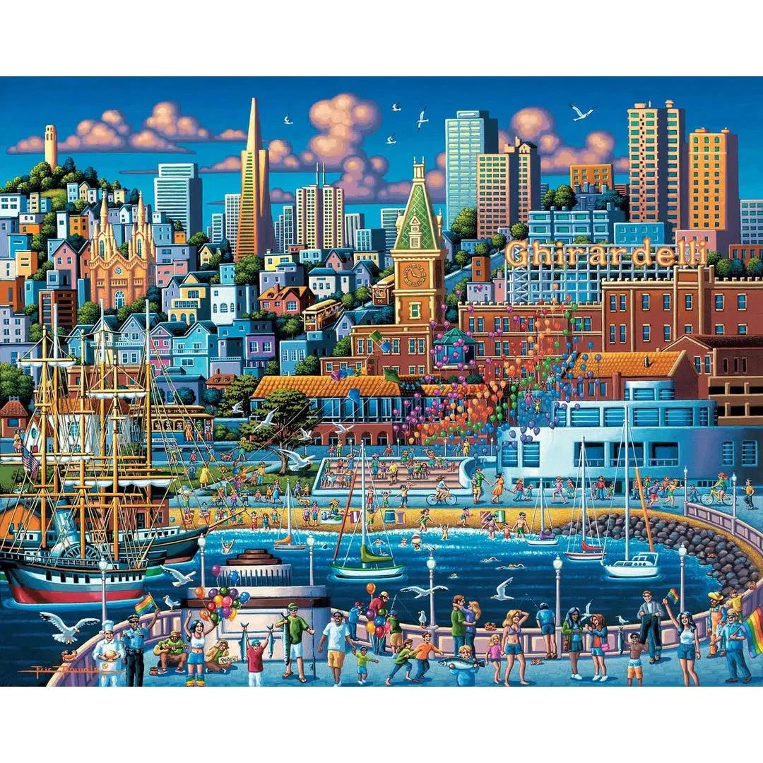 San Francisco Pier 210 Piece Jigsaw Puzzle Dowdle