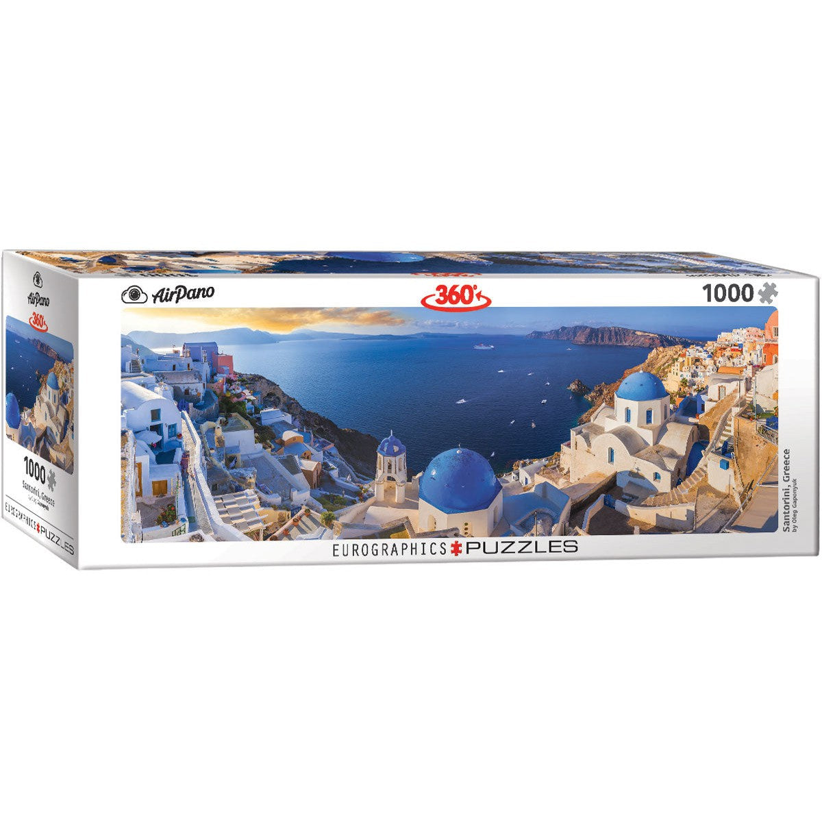 Santorini, Greece 1000 Piece Panoramic Jigsaw Puzzle Eurographics Puzzle Merchant