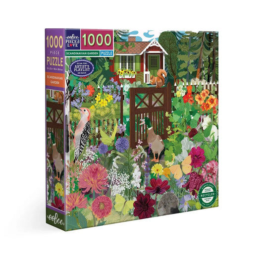 Scandinavian Garden 1000 Piece Jigsaw Puzzle eeBoo Puzzle Merchant