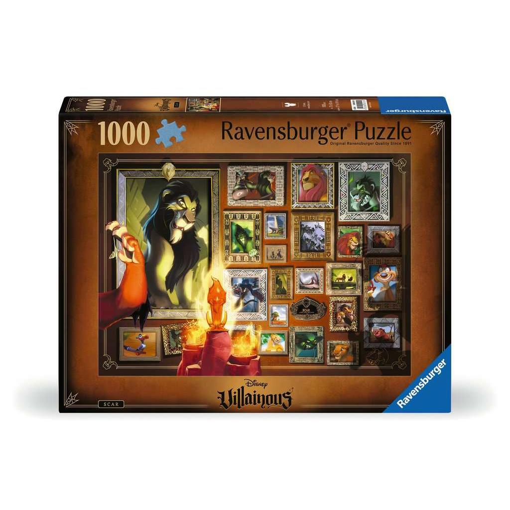 Scar "Disney Villainous" 1000 Piece Jigsaw Puzzle Ravensburger