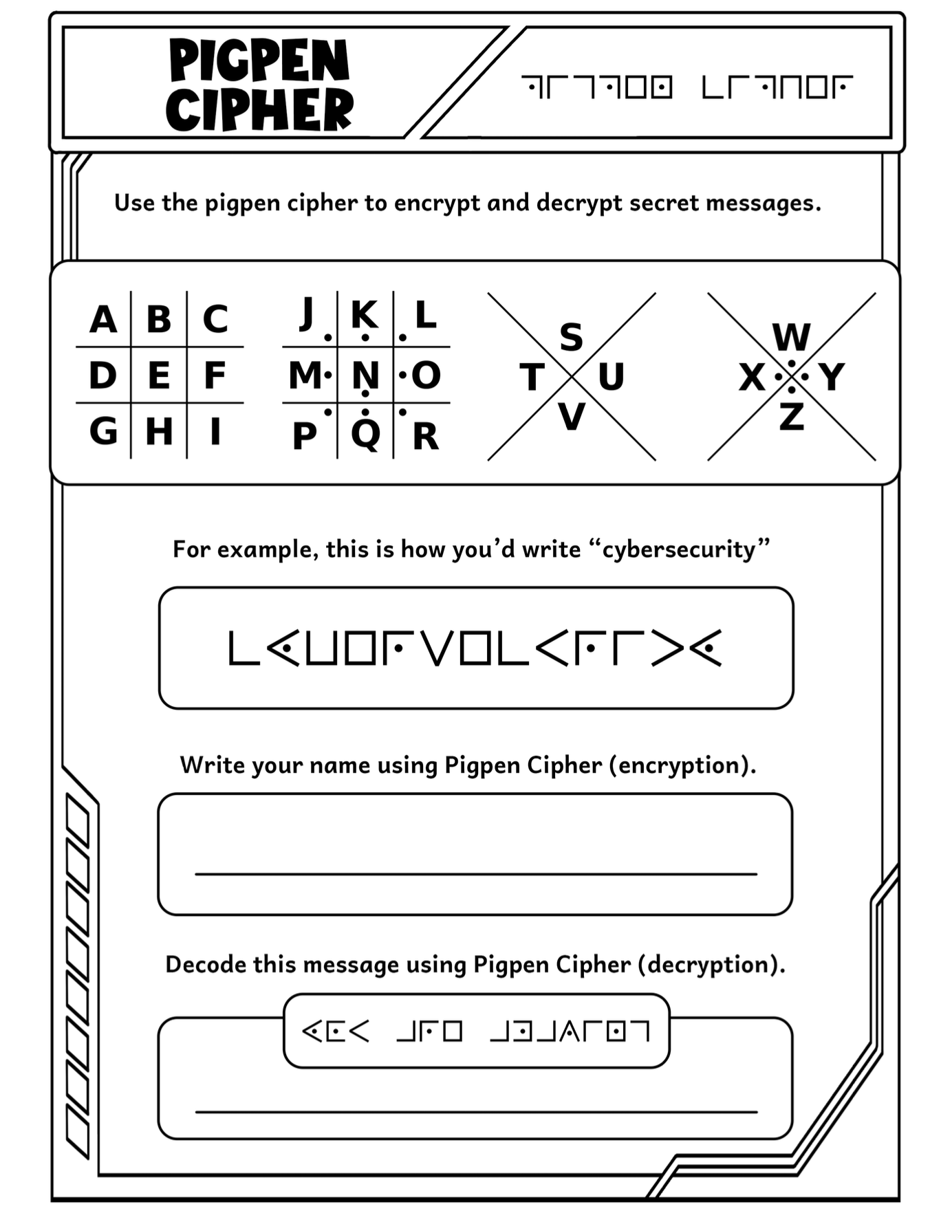 The ABCs of Cybersecurity Coloring & Activity Book