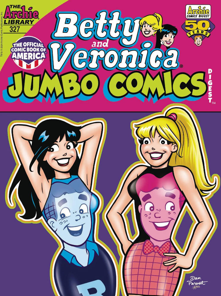 Betty And Veronica Jumbo Comics Digest - Issue 327: Nothing Could Have Prepared You For The Dazzling First Appearance Of Wonder Teen X, Who Is She?, You Will Have To Read It To Believe It! Magazine Shop US