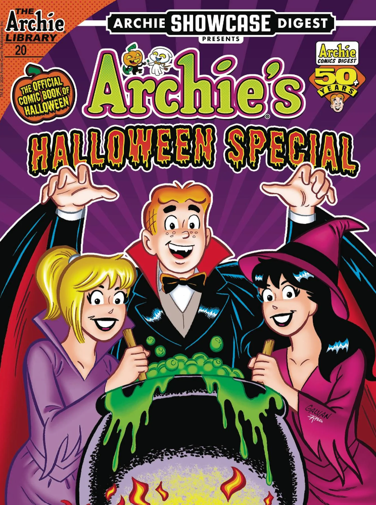 Archie Showcase Digest - Halloween Special: The Official Comic Book Of Halloween, From Trick Or Treating To Bobbing For Apples & Costumes Galore, You're In For Some Frighteningly Fun Adventures! Magazine Shop US