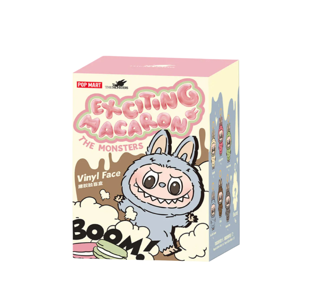 Pop Mart Labubu Exciting Macaron Blind Box Single Blind Box BuBu Craze