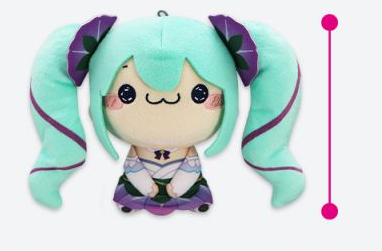 HATSUNE MIKU - MOCHIPIKO PIAPRO FURYU MINI PLUSH Smile Anime Pop