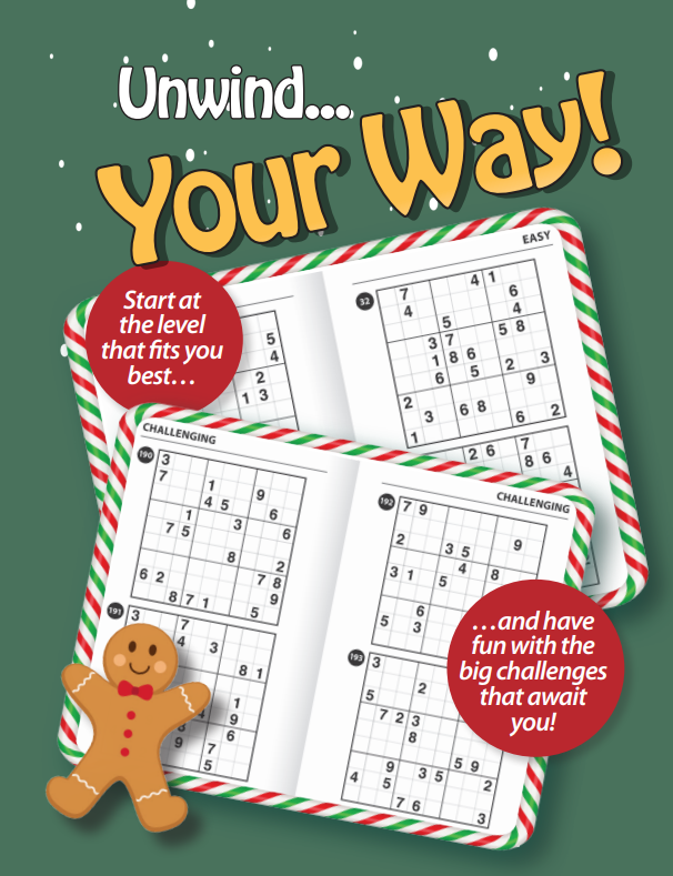Take a Break - Sudoku: Tiny Take-Along, World's Best Puzzles Christmas, Unwind, Unplug, Have Fun, Recharge & Solve! Magazine Shop US