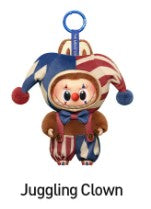 (In Stock) POPMART WHY SO SERIOUS Series-Vinyl Plush Pendant Blind Box Juggling Clown Ralphie's Funhouse