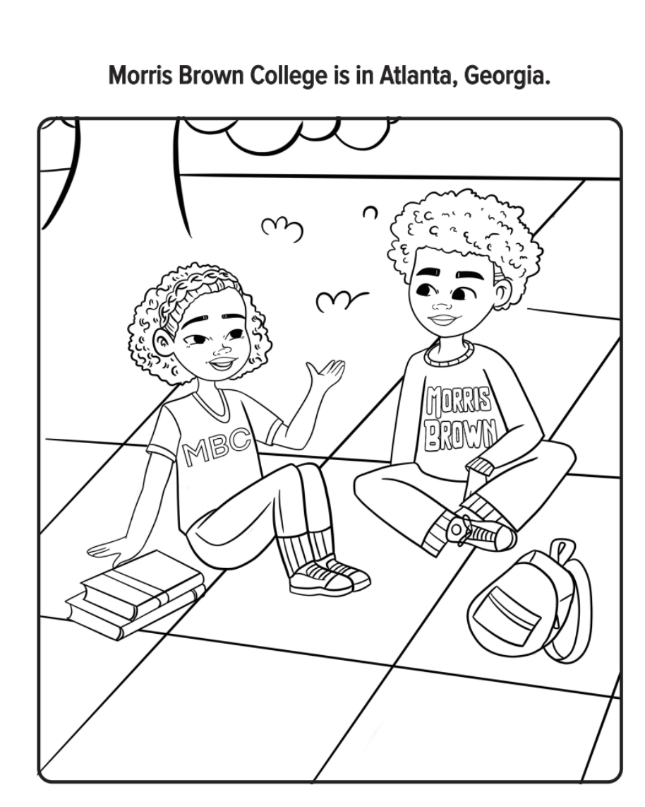 The ABCs of HBCUs Coloring Book