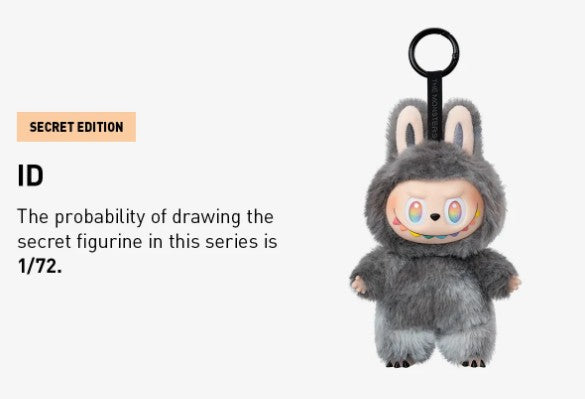 [In Stock] POPMART Big into Energy Series-Vinyl Plush Pendant Blind Box Labubu (SECRET) ID Ralphie's Funhouse