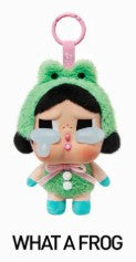 [IN STOCK] POPMART CRYBABY Crying Again Series - Vinyl Face Plush Blind Box What A Frog Ralphie's Funhouse