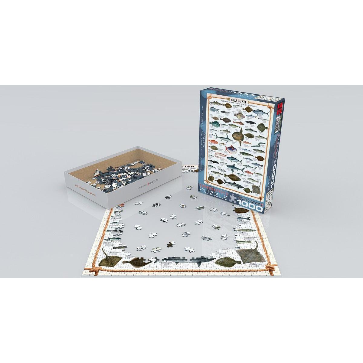 Sea Fish 1000 Piece Jigsaw Puzzle Eurographics