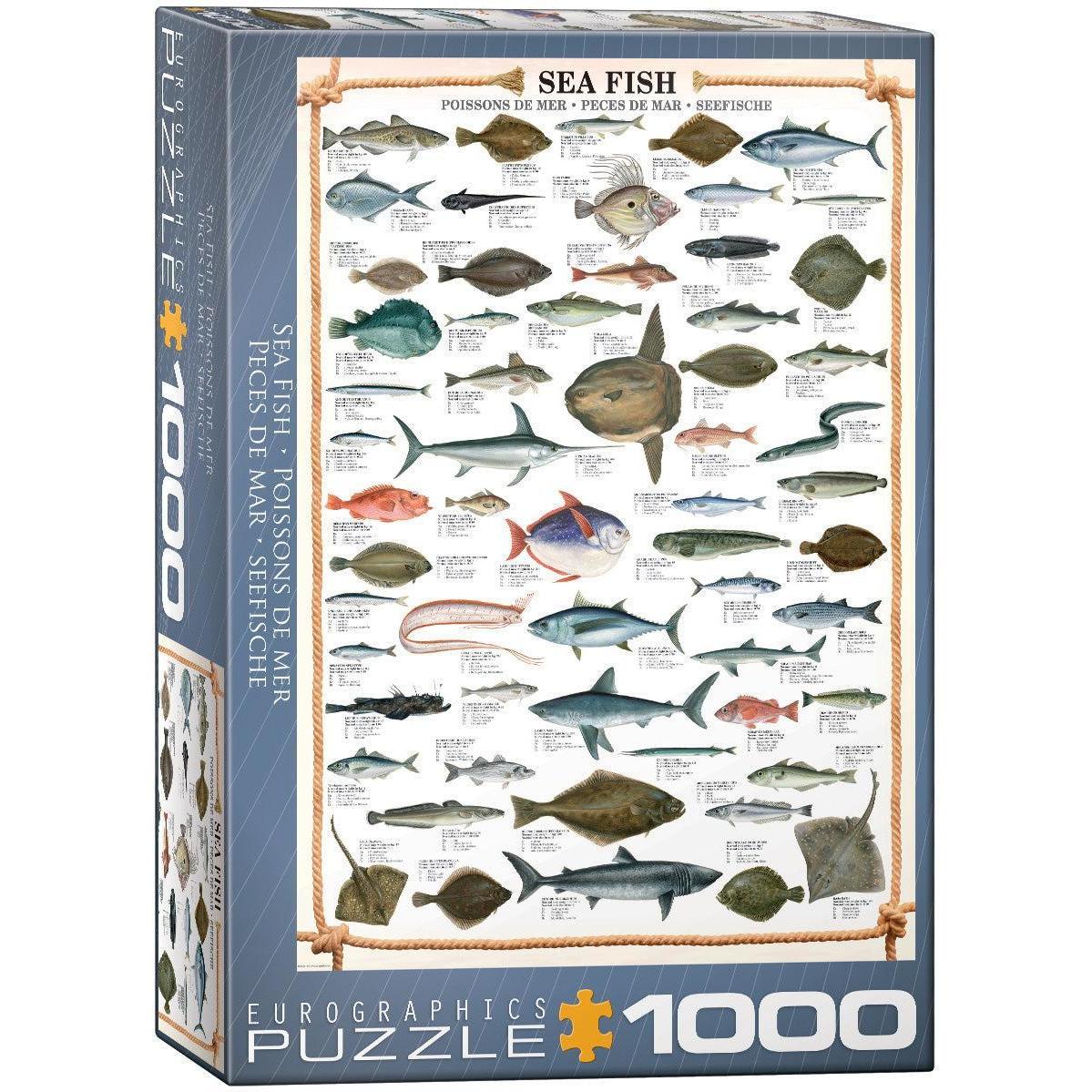 Sea Fish 1000 Piece Jigsaw Puzzle Eurographics