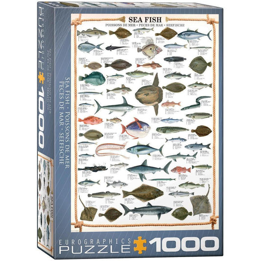 Sea Fish 1000 Piece Jigsaw Puzzle Eurographics