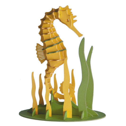 Seahorse 3D Cardboard Model Kit Fridolin