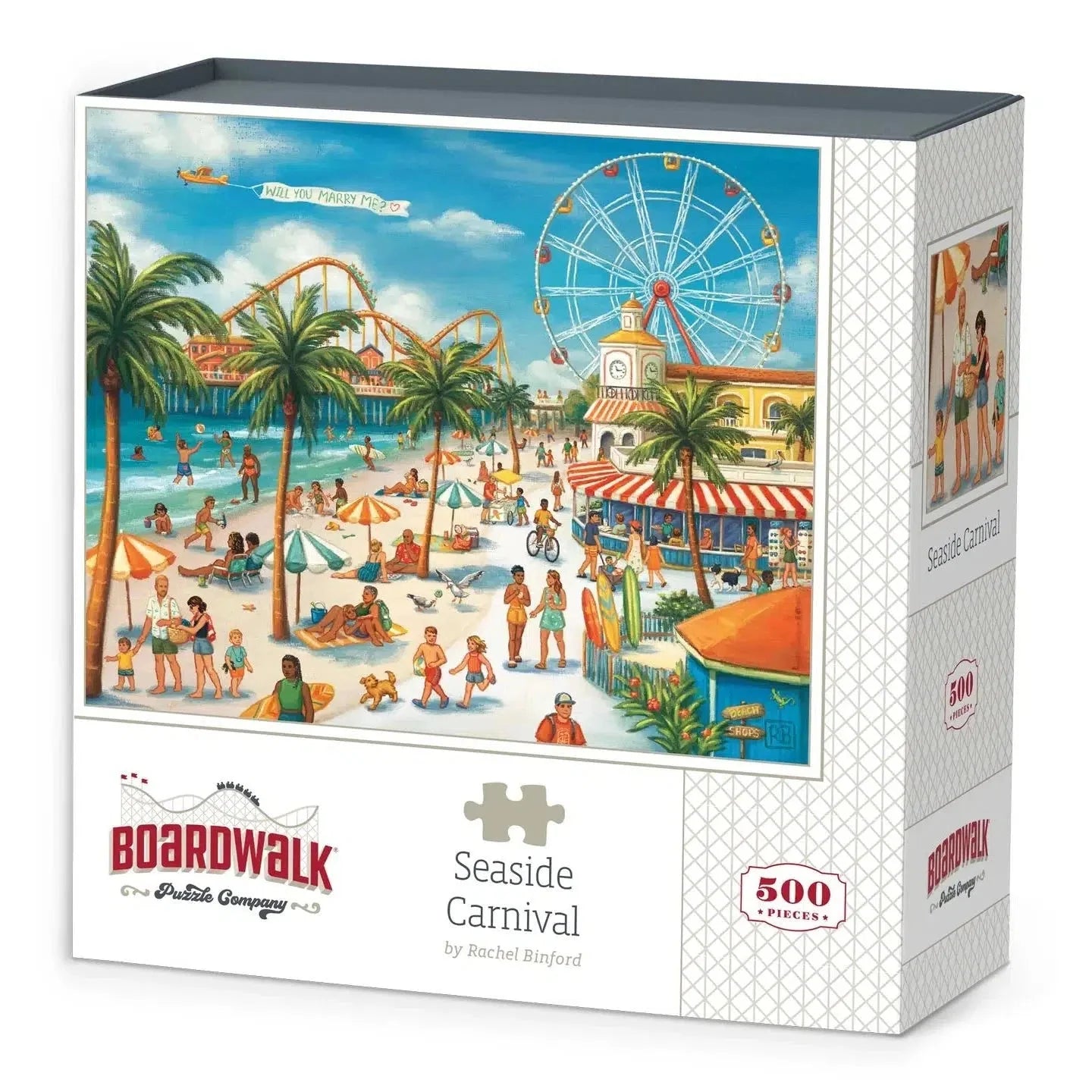 Seaside Carnival 500 Piece Jigsaw Puzzle Boardwalk