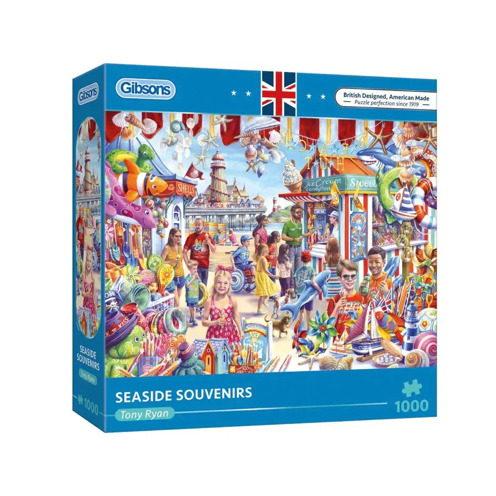 Seaside Souvenirs 1000 Piece Jigsaw Puzzle Gibsons