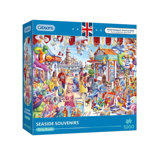 Seaside Souvenirs 1000 Piece Jigsaw Puzzle Gibsons