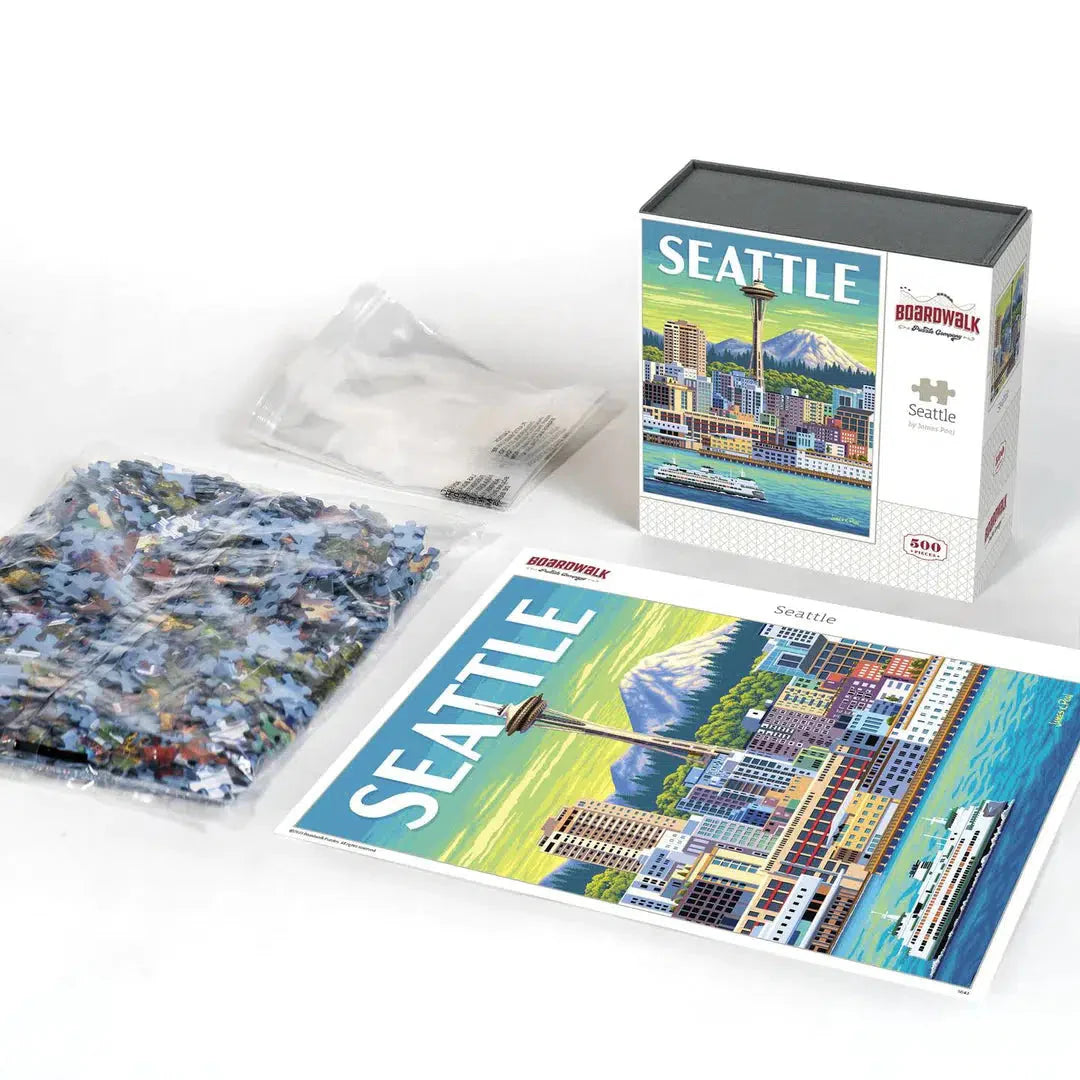 Seattle 500 Piece Jigsaw Puzzle Boardwalk