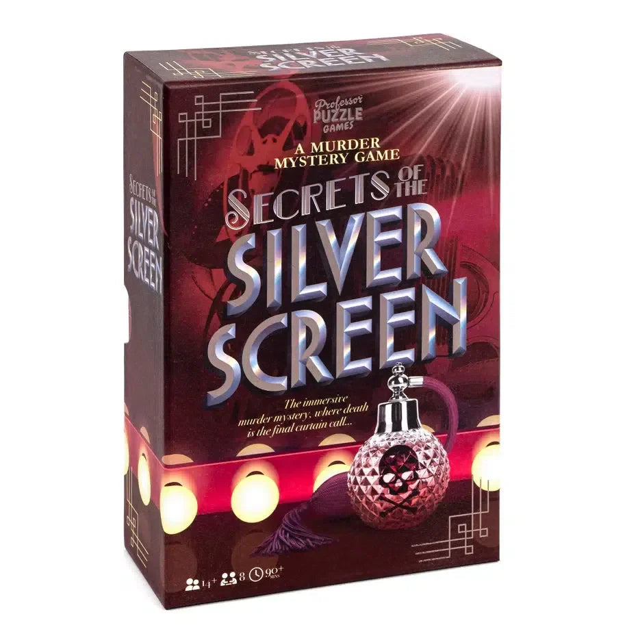 Secrets of the Silver Screen Murder Mystery Game Professor Puzzle Puzzle Merchant