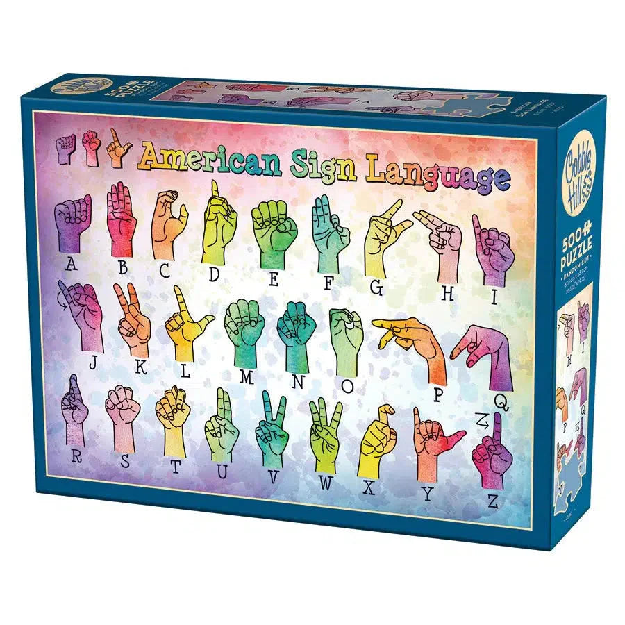 Sign Language 500 Piece Jigsaw Puzzle Cobble Hill Puzzle Merchant