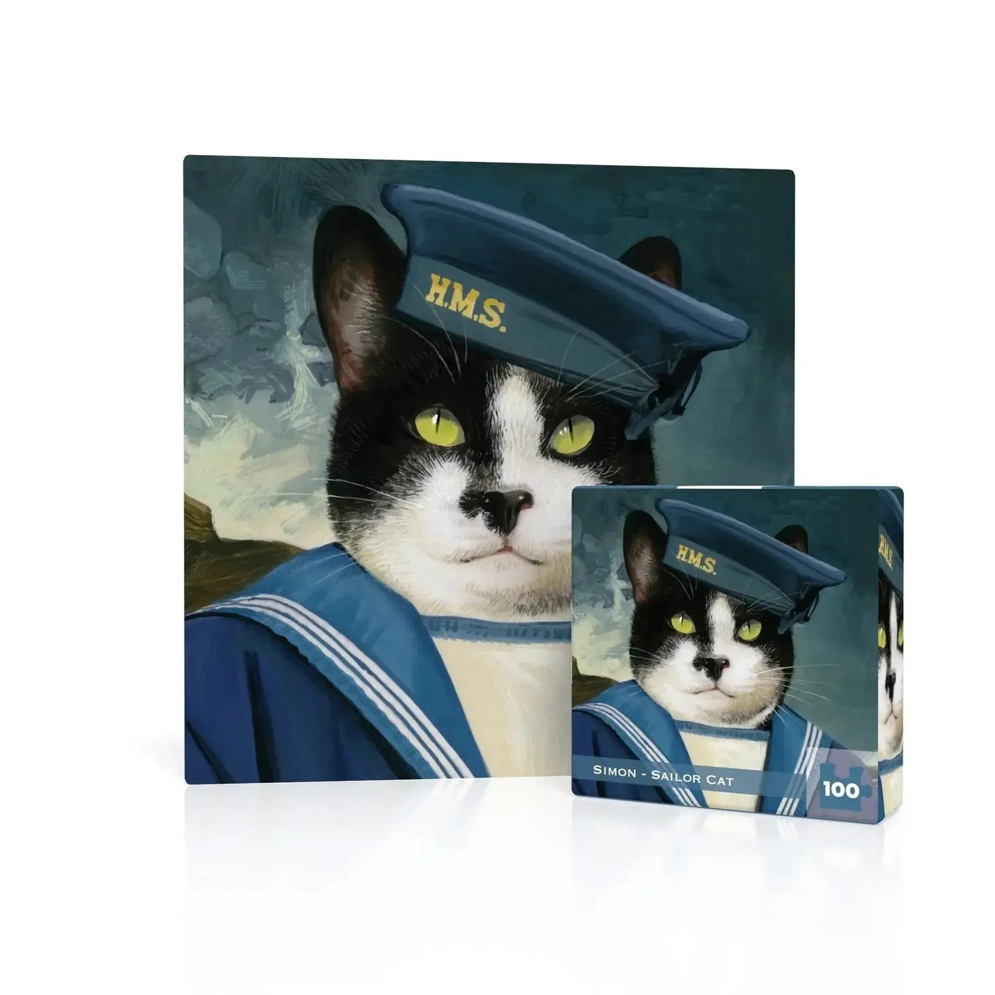 Simon - Sailor Cat 100 Piece Mini Jigsaw Puzzle NYPC