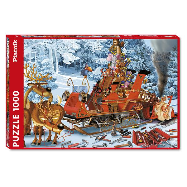 Sleigh Repair 1000 Piece Jigsaw Puzzle Piatnik Puzzle Merchant