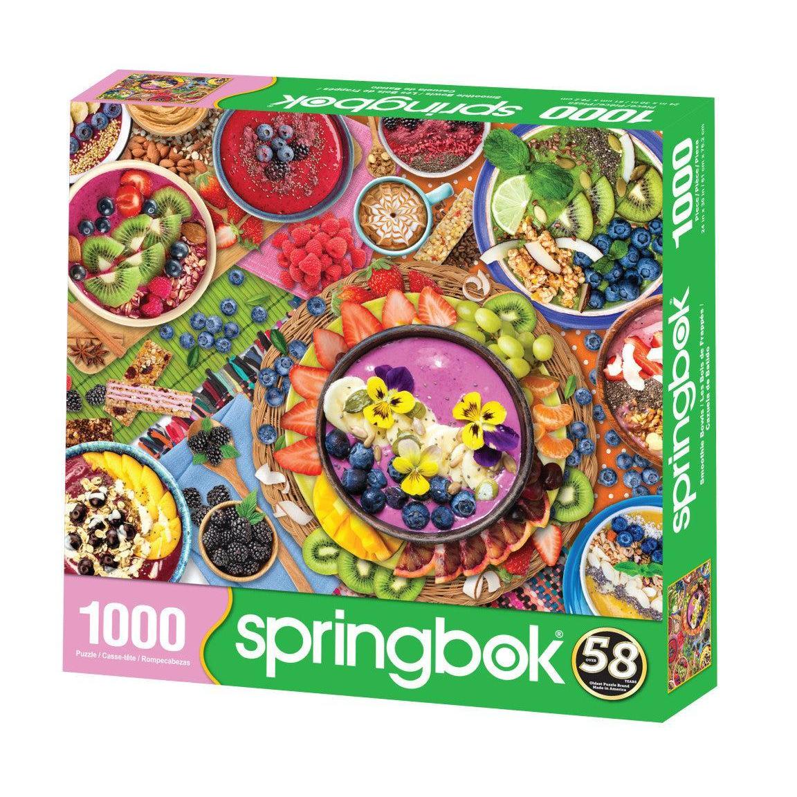 Smoothie Bowls 1000 Piece Jigsaw Puzzle Springbok