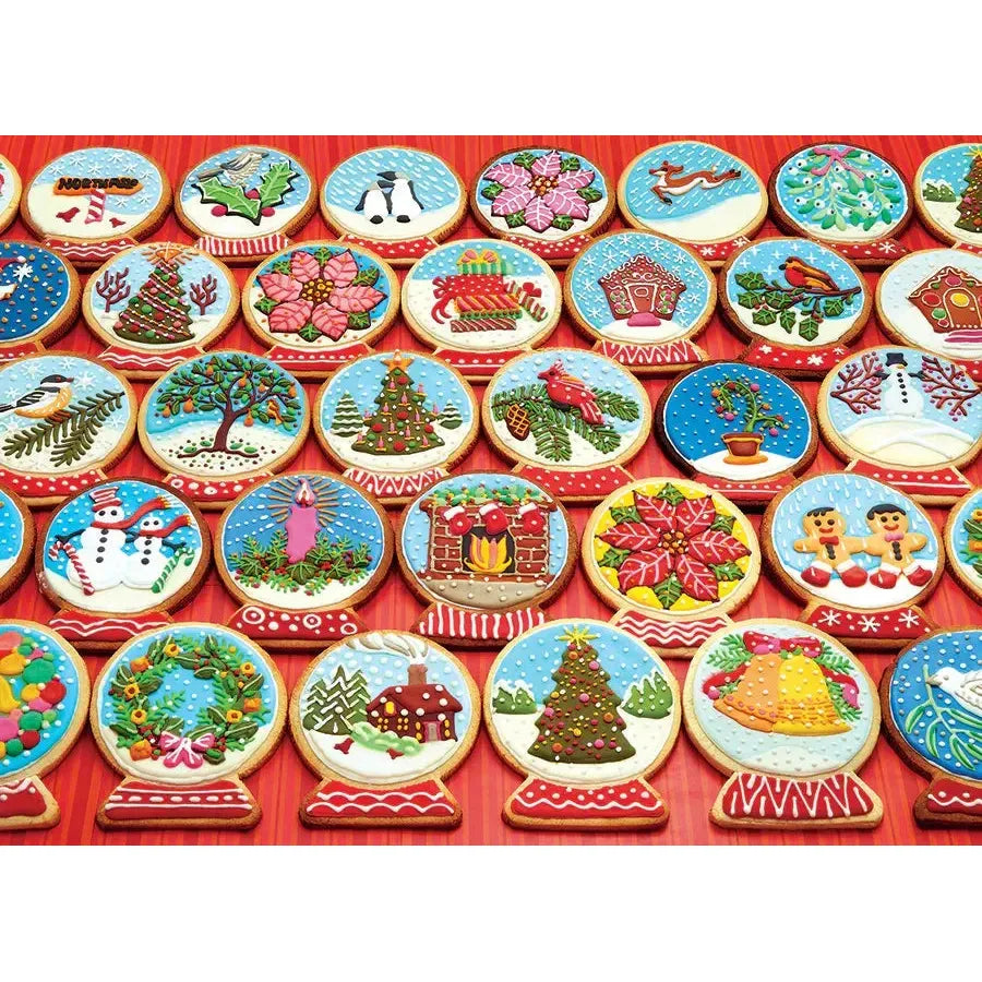 Snow Globe Cookies 1000 Piece Jigsaw Puzzle Cobble Hill