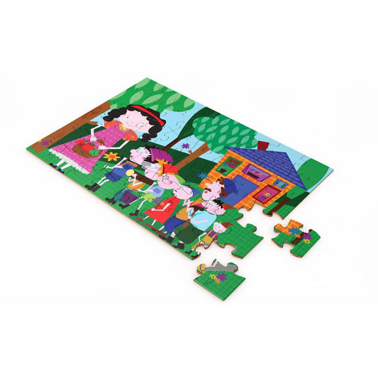 Snow White 48 Piece Jigsaw Puzzle Purple Cow Puzzle Merchant