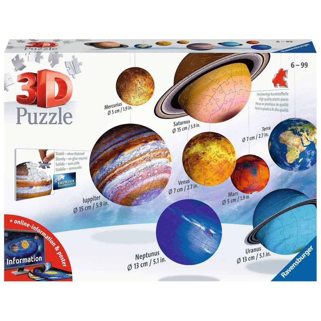 Solar System 540 Piece 3D Jigsaw Puzzle Ravensburger
