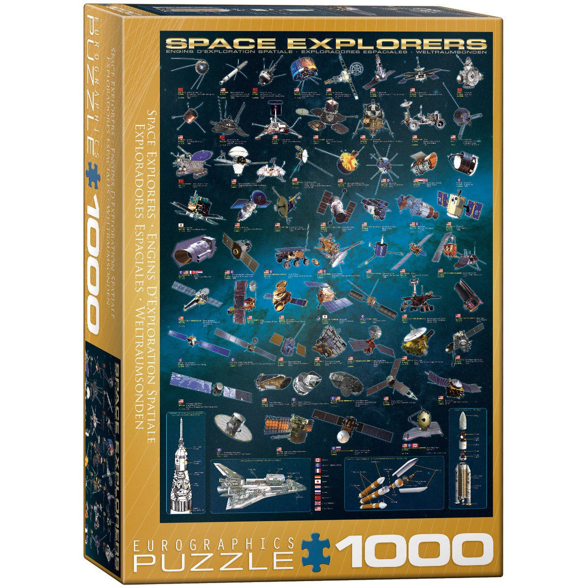 Space Explorers 1000 Piece Jigsaw Puzzle Eurographics Puzzle Merchant