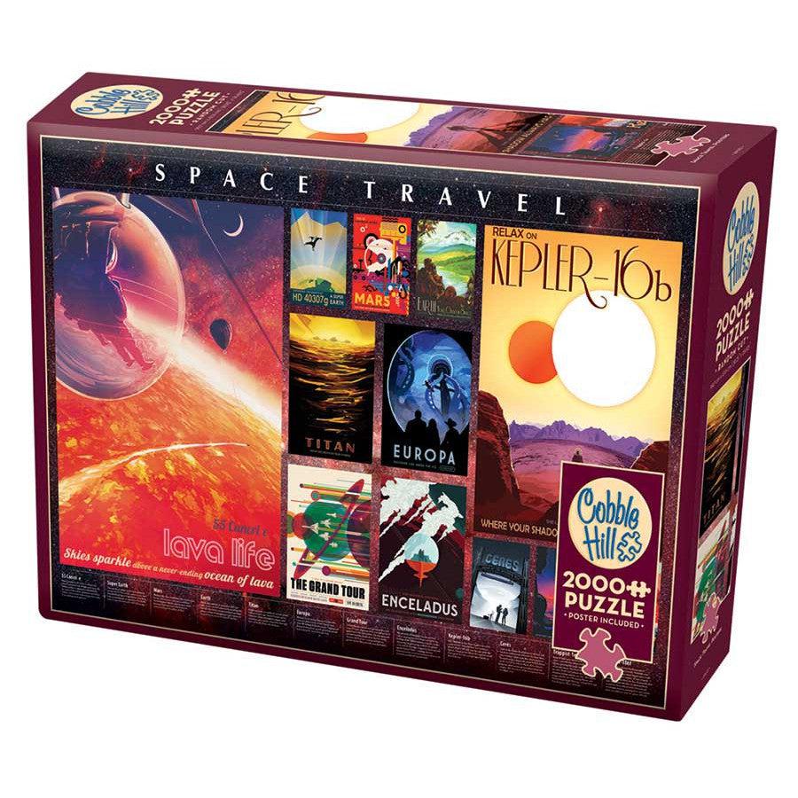 Space Travel Posters 2000 Piece Jigsaw Puzzle Cobble Hill Puzzle Merchant