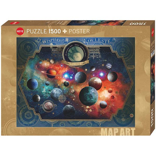 Space World 1500 Piece Jigsaw Puzzle Heye Puzzle Merchant