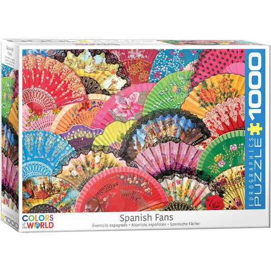 Spanish Fans 1000 Piece Jigsaw Puzzle Eurographics